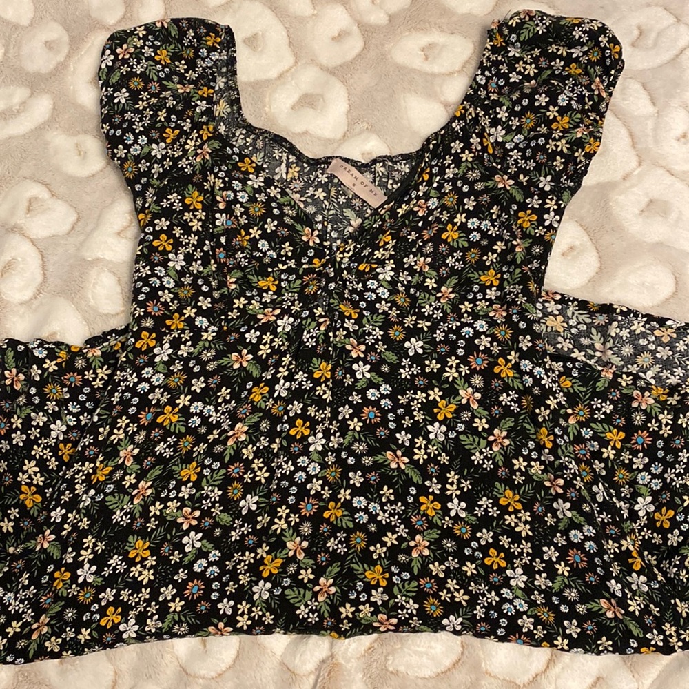Black Floral Dress